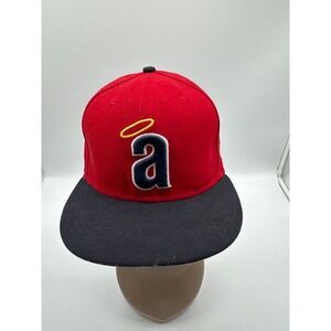 MLB Angles Red with Blue‎ Bill Cap 59fifty Size 7
